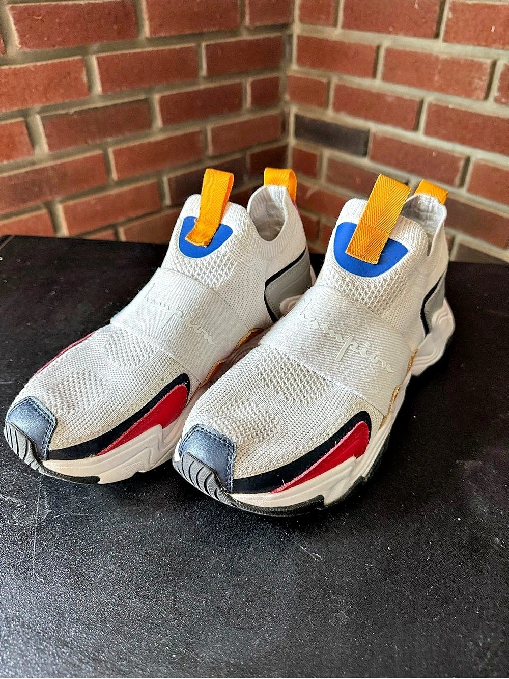Champion Rally Pr Sneakers White & Red, US 6.5